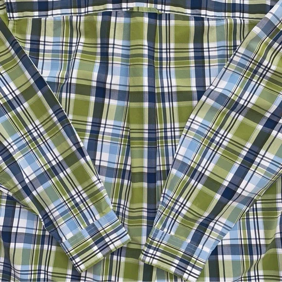ORVIS Heritage Wash Mens Button Down Long Sleeve Multicolor Plaid Shirt Sz L - Picture 6 of 10
